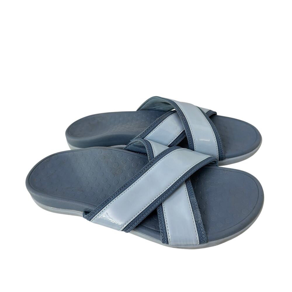 Vionic Merced Sandals Womens Size 8 Blue